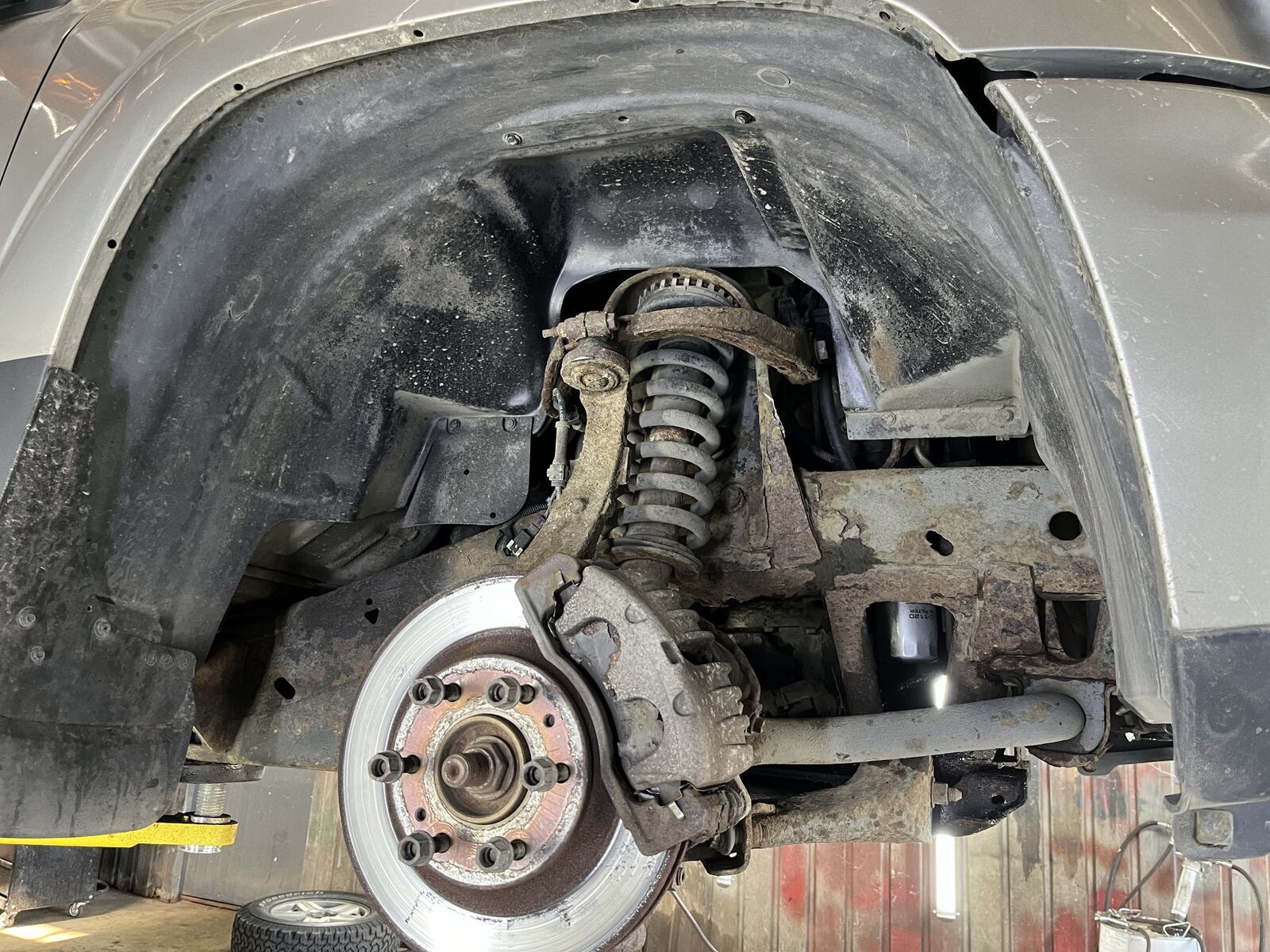 Chevrolet Trailblazer 2003 колесная арка до мойки — фото 2