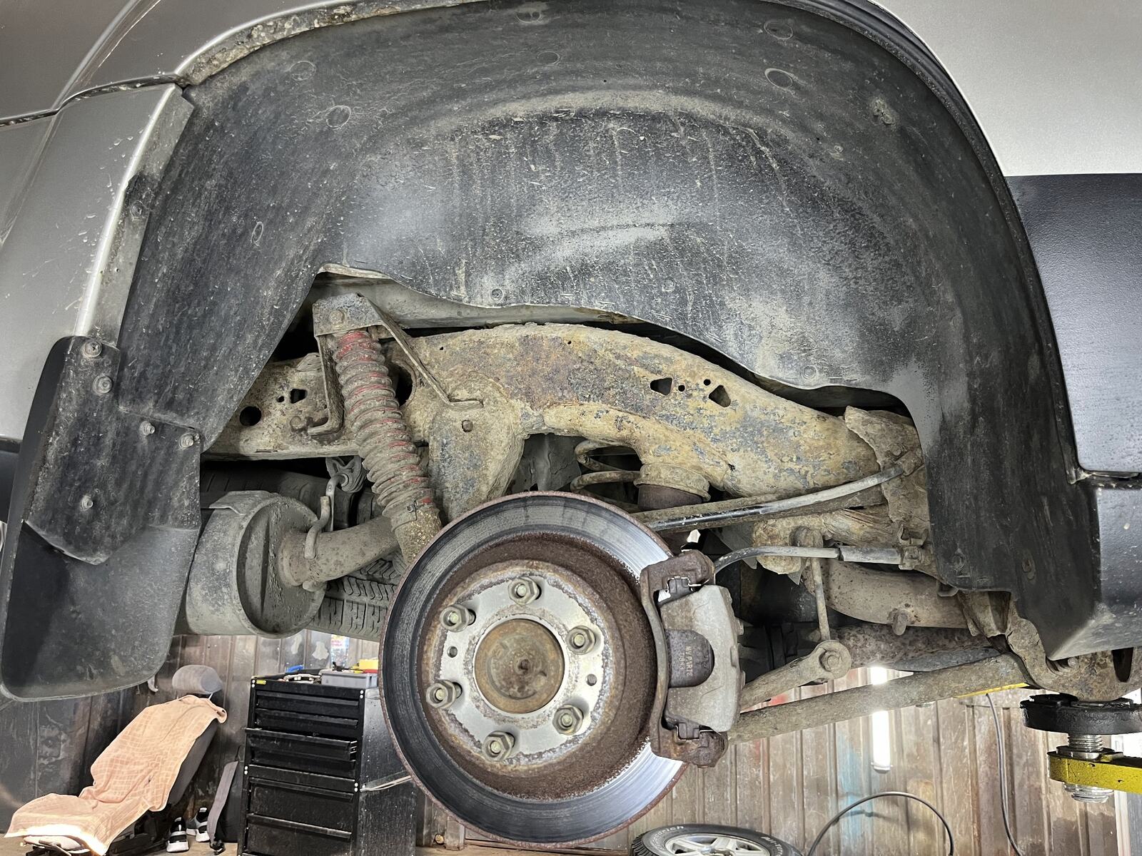 Chevrolet Trailblazer 2003 колесная арка до мойки — фото 4