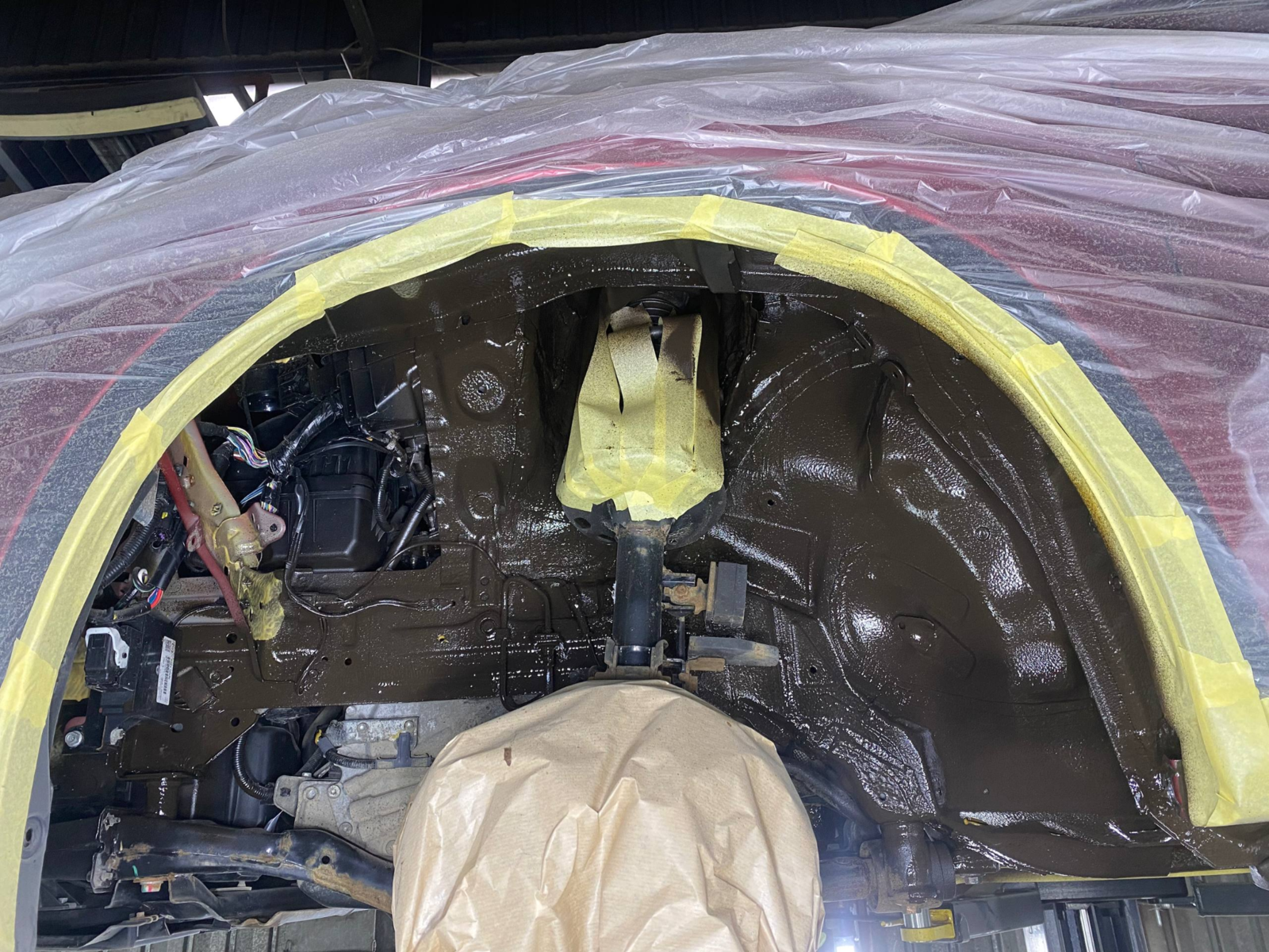 Колёсная арка с нанесённым антикоррозийным составом — фото 2